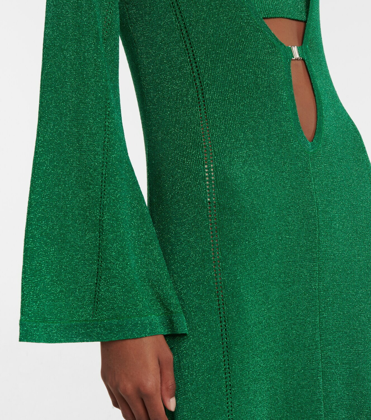 dodo bar or green dress Rent Dodo Bar Or Isla Jacquard Maxi Dress main image 1