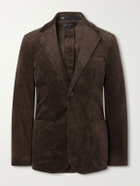 Sunspel - Cotton-Blend Corduroy Blazer - Brown
