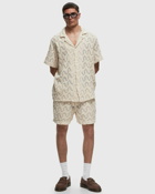Oas Atlas Crochet Shorts Beige - Mens - Casual Shorts