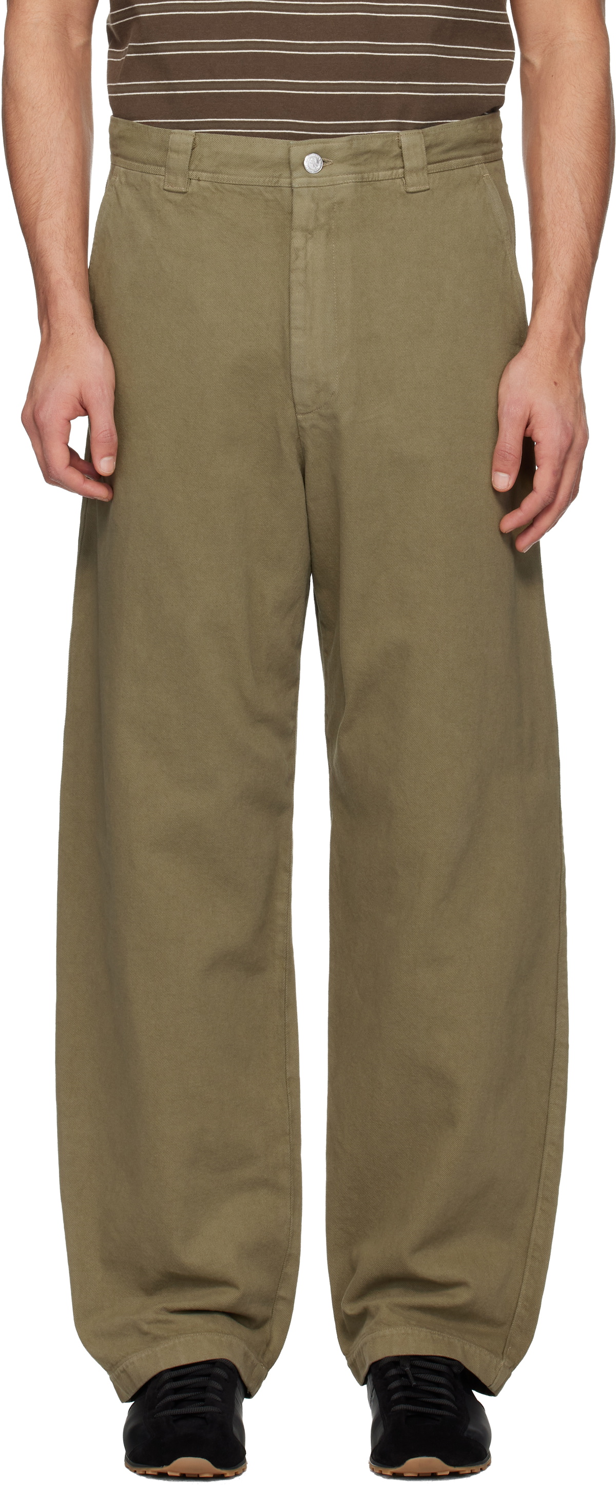 A.P.C. Khaki Chino Trousers