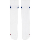 On White Clubhouse Cotton Socks
