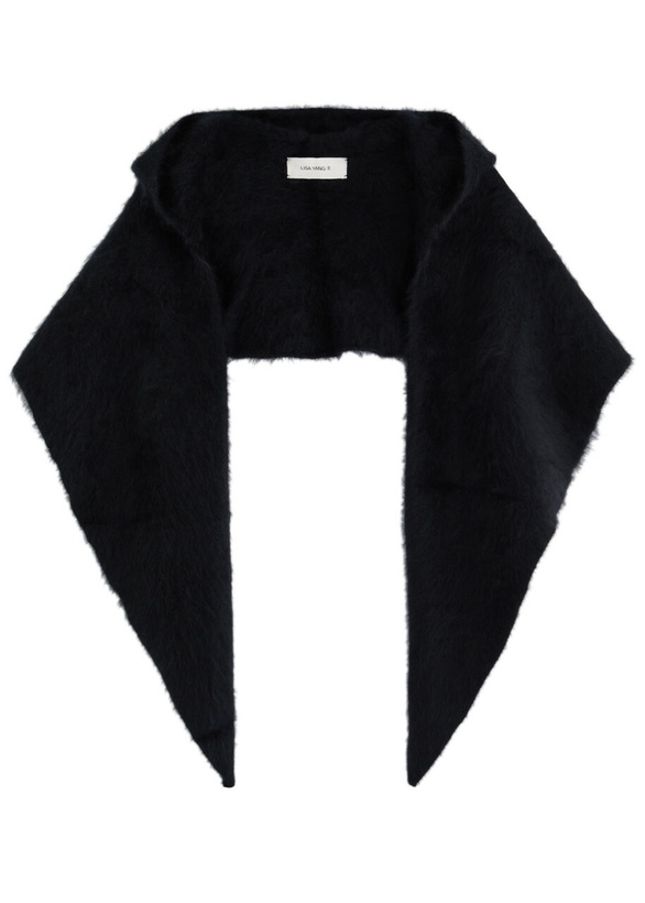 Photo: Lisa Yang Rina Brushed Cashmere Hood - Black - One Size