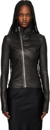 Rick Owens Black Temple Gary Leather Jacket