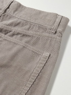 The Row - Rossen Straight-Leg Cotton-Corduroy Trousers - Brown