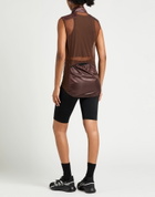 Café Du Cycliste Womens Vest Chocolate in Brown