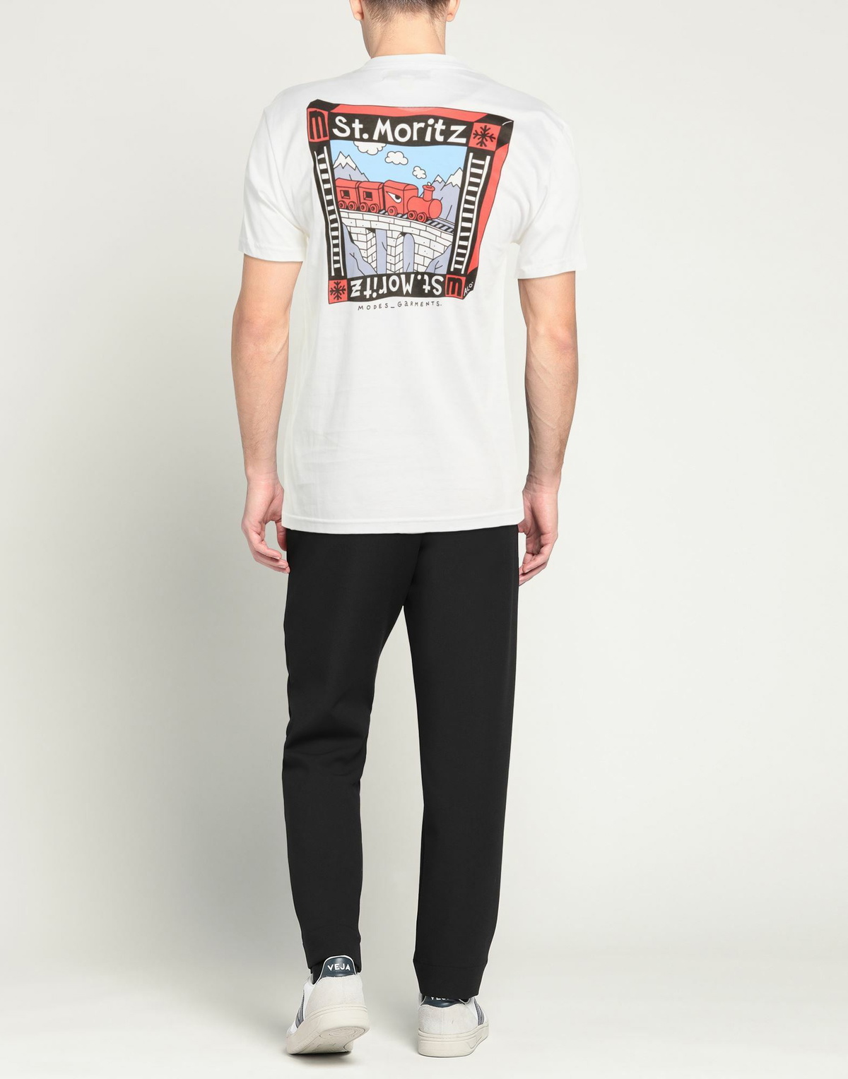 Modes Mens T-shirt in White