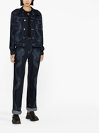 Charles Jeffrey Loverboy Etched Denim Wide-Leg Jeans
