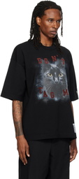 Maison MIHARA YASUHIRO Black Cat Printed T-shirt