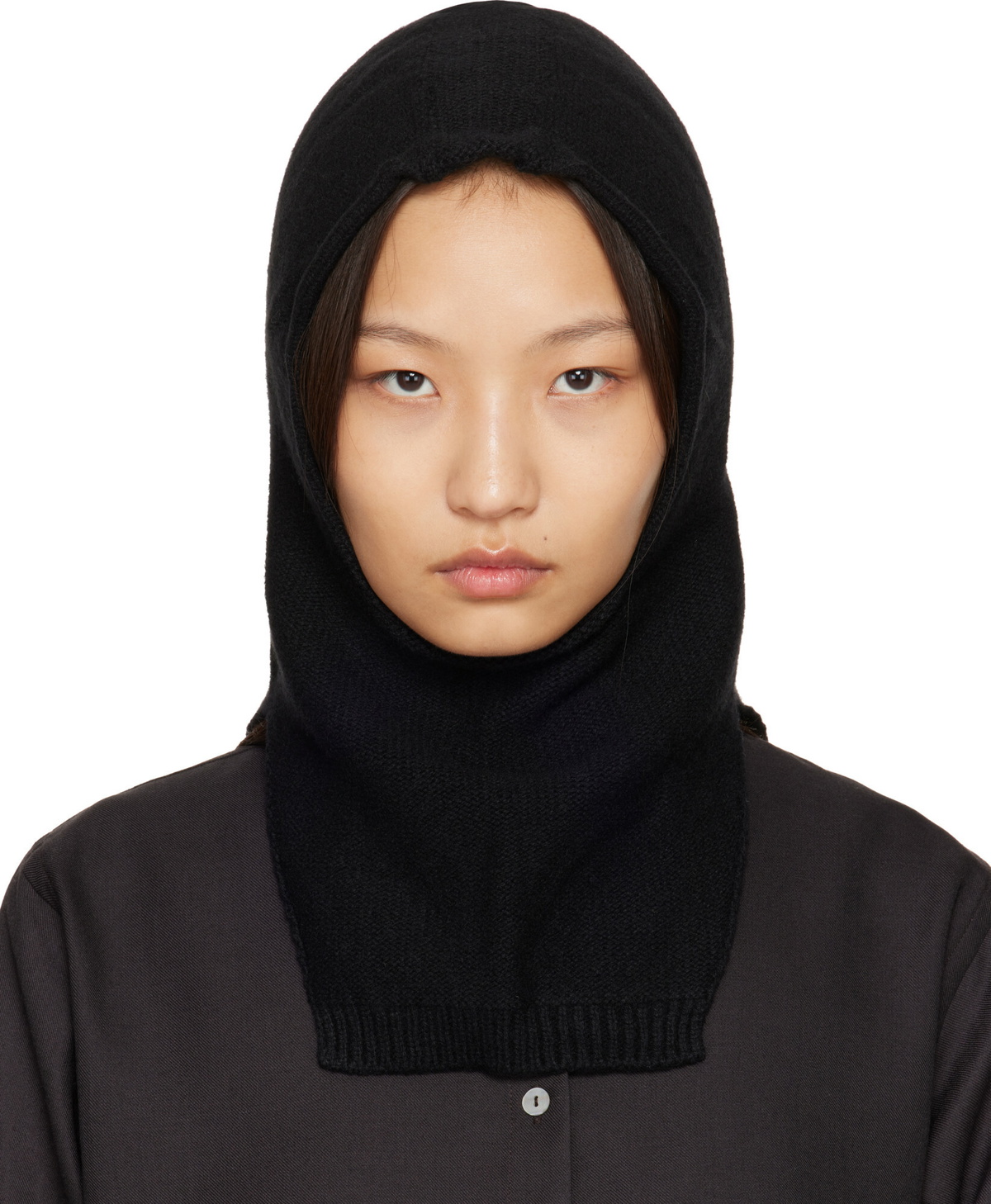 Baserange Black Anorak Hood