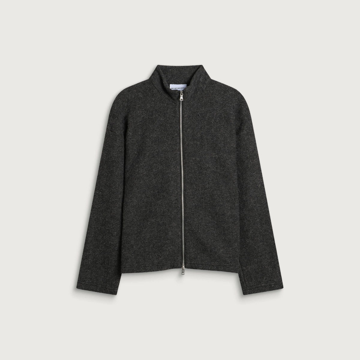 MKI Men's Pressed Wool Track Jacket Presented by END. in Black Malange