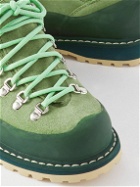 Diemme - Roccia Basso Rubber-Trimmed Suede Hiking Boots - Green