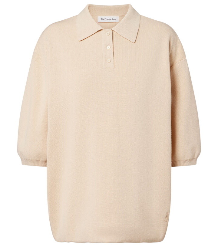 Photo: The Frankie Shop Nola cotton polo sweater