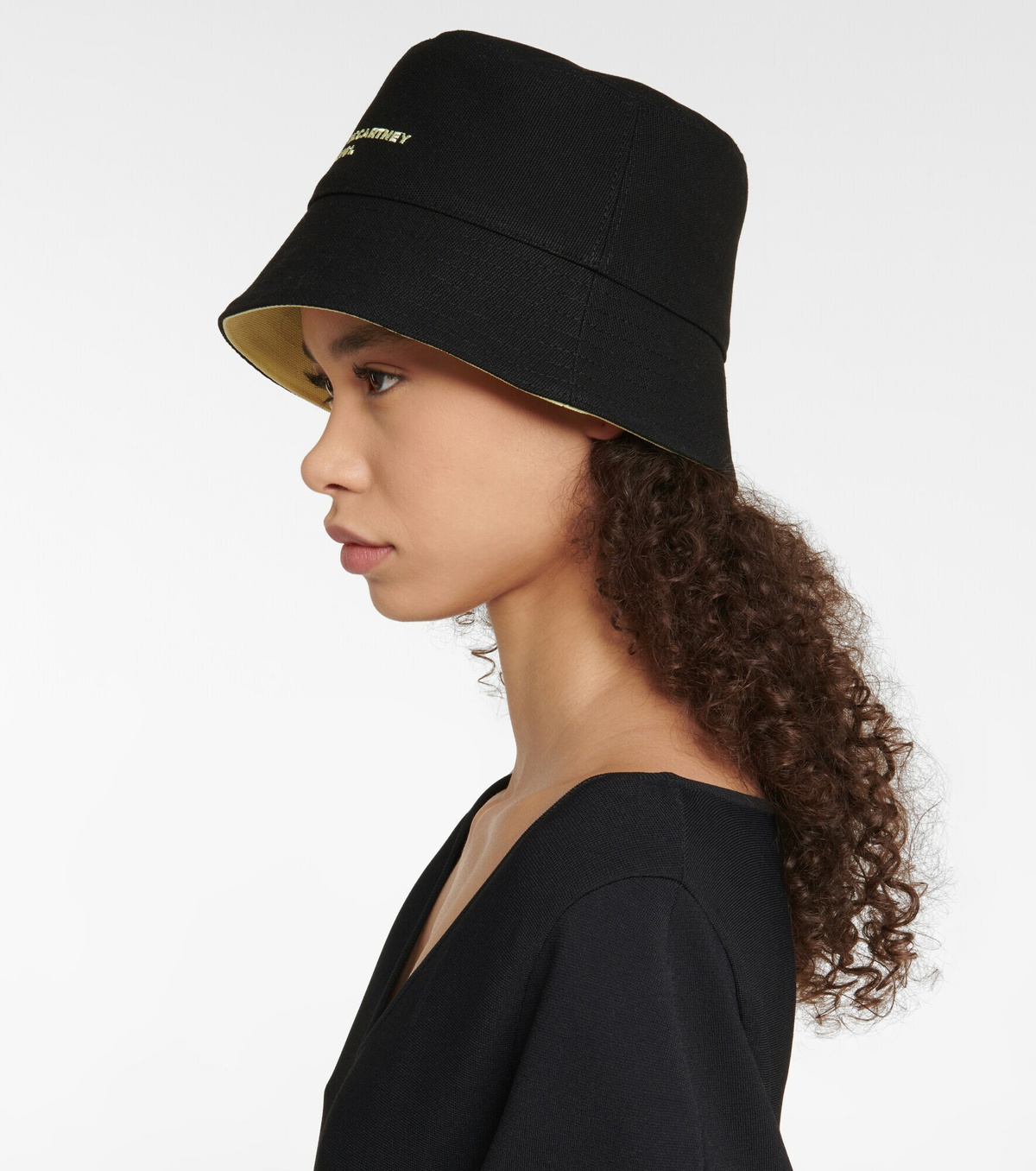 Stella McCartney - Reversible embroidered bucket hat Stella McCartney