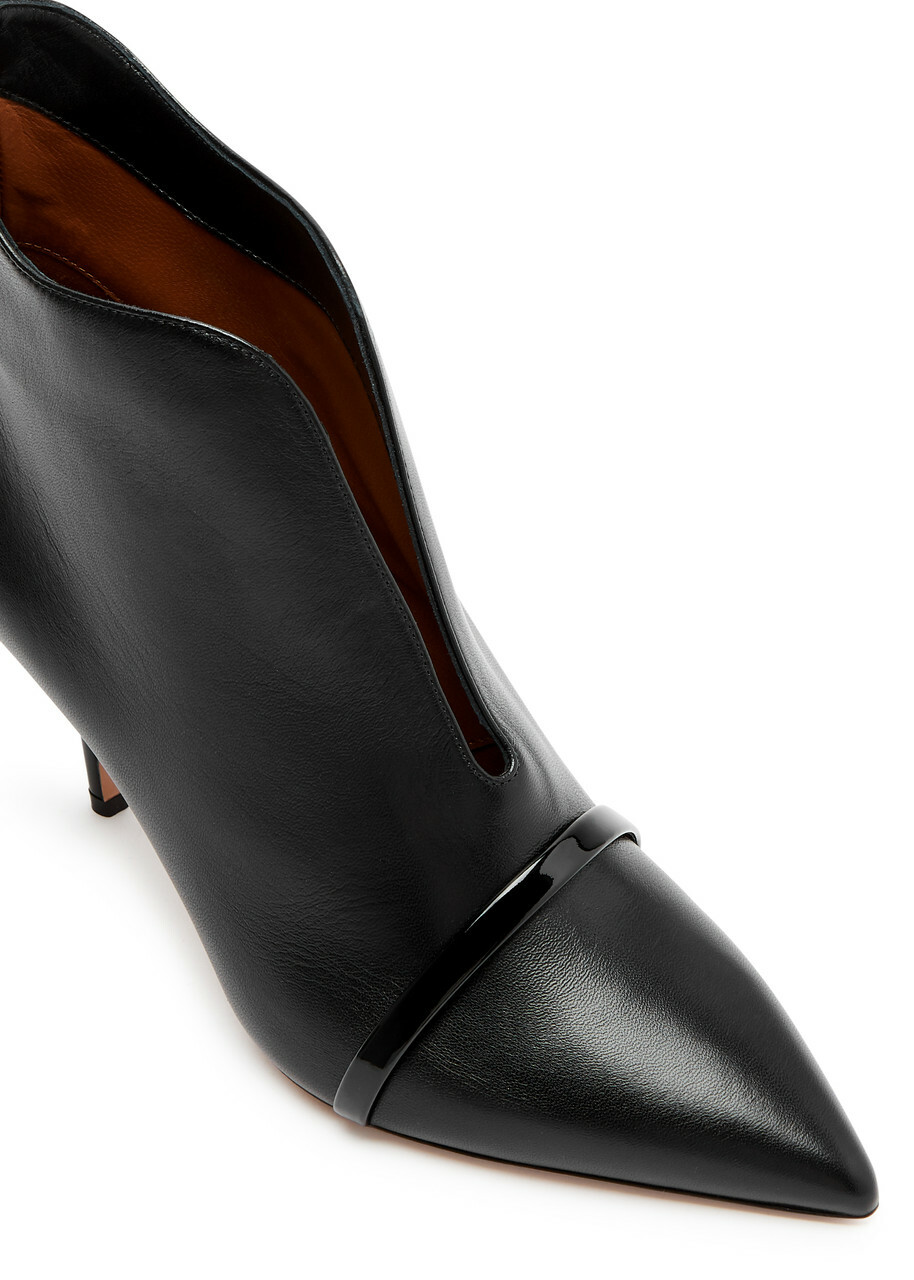 Malone Souliers Cora 70 Leather Ankle Boots Black