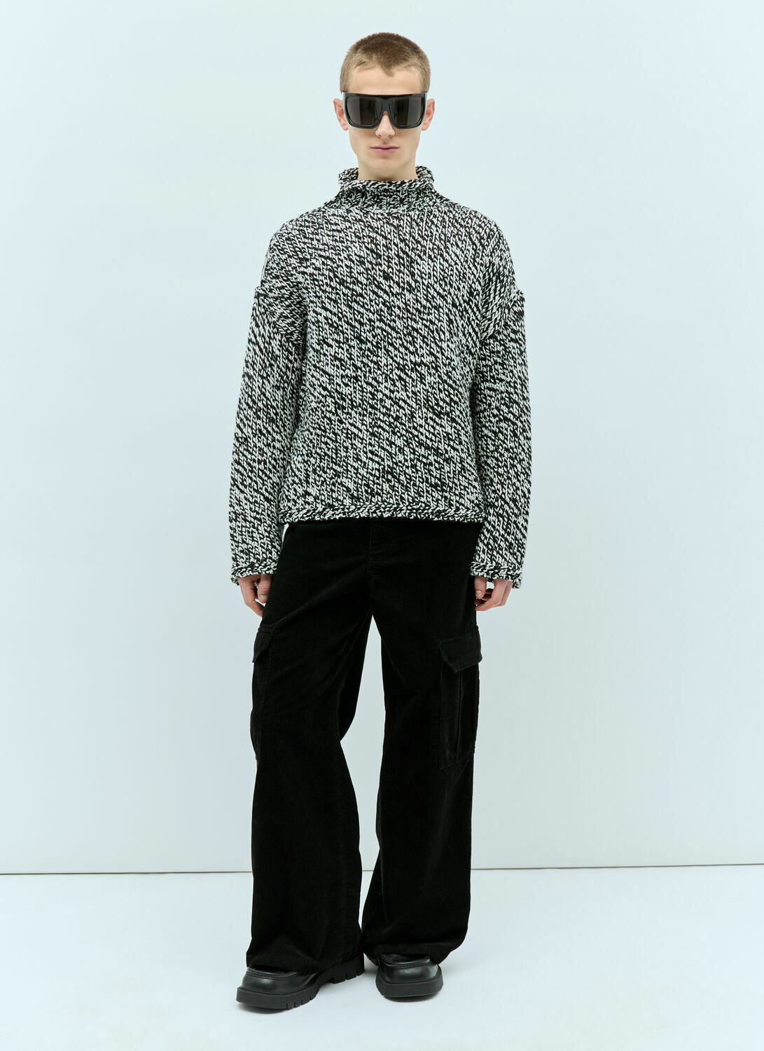 Acne Studios High-Neck Wool-Blend Sweater