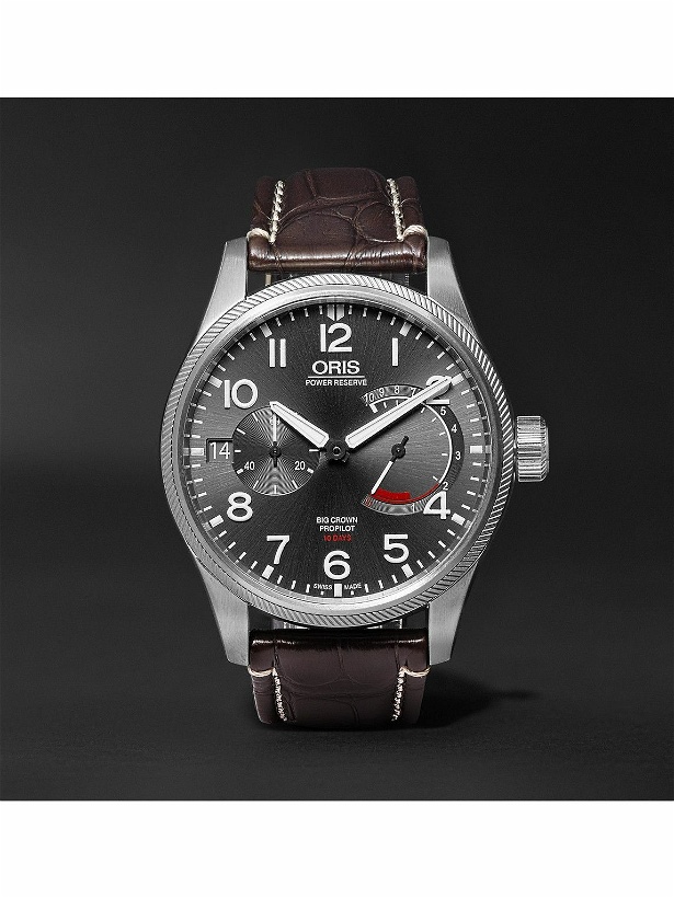 Photo: Oris - ProPilot Calibre 111 44mm Stainless Steel and Alligator Watch, Ref. No. 111 7711 4163 12272FC