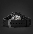 Zenith - El Primero Chronomaster 45mm Ceramicised Aluminium and Rubber Watch - Black