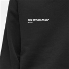 MKI Men's Square Logo Crew Sweatshirt in Black