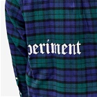 Uniform Experiment Men's Gothic Logo Flannel Shirt in Green