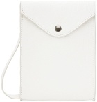 LEMAIRE White Enveloppe Strap Pouch