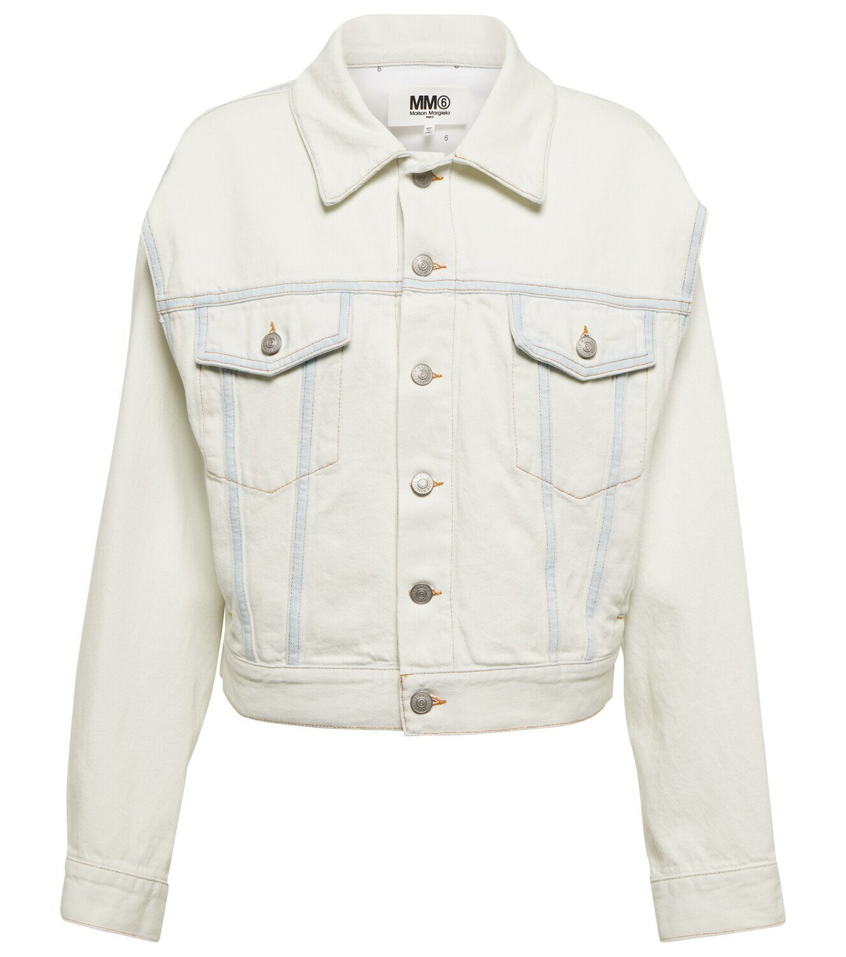 MM6 Maison Margiela Bleached denim jacket MM6 Maison Margiela