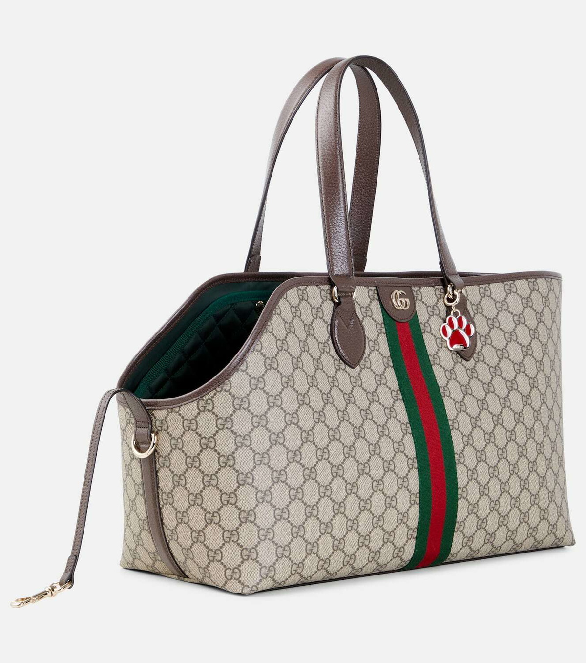 Gucci GG Web Stripe pet tote bag