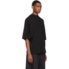 Jil Sander Black Mock Neck T-Shirt