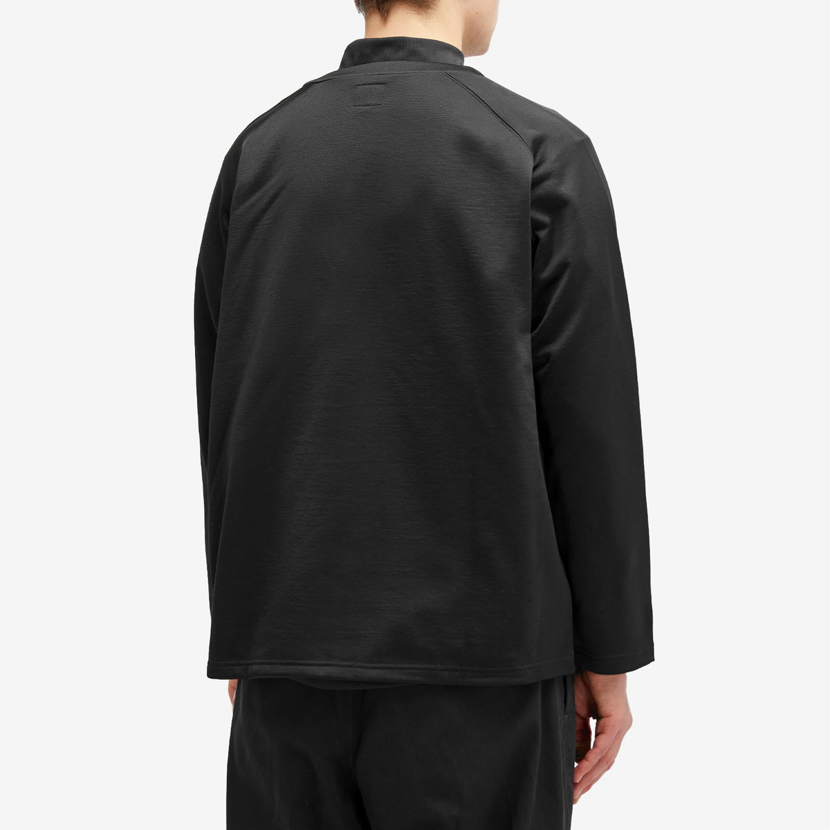 Needles Men's Jersey Cardigan in Black Needles