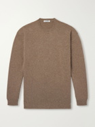 Jil Sander - Cashmere and Wool-Blend Sweater - Brown