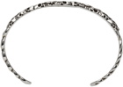 Alexander McQueen Silver Multi Skull Cuff Bracelet