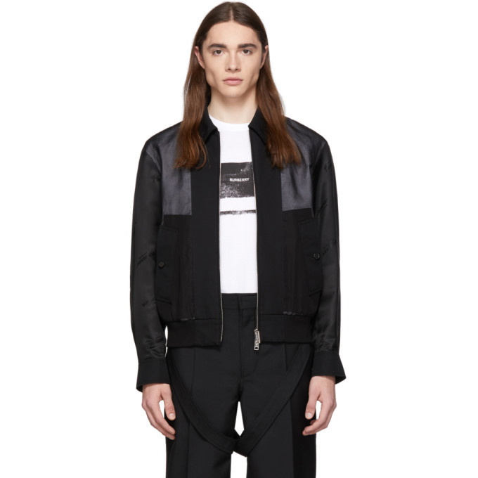 Photo: Burberry Black Double Layered Jacket