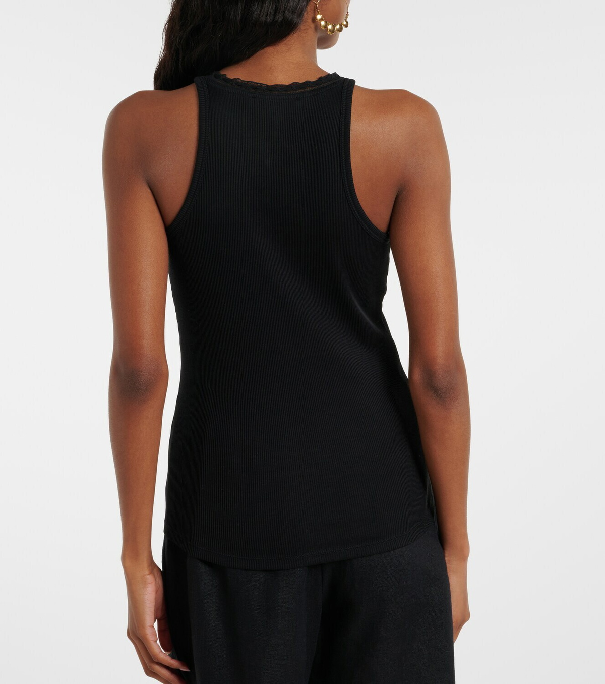 Dorothee Schumacher Pure Sleekness ribbed-knit cotton tank top