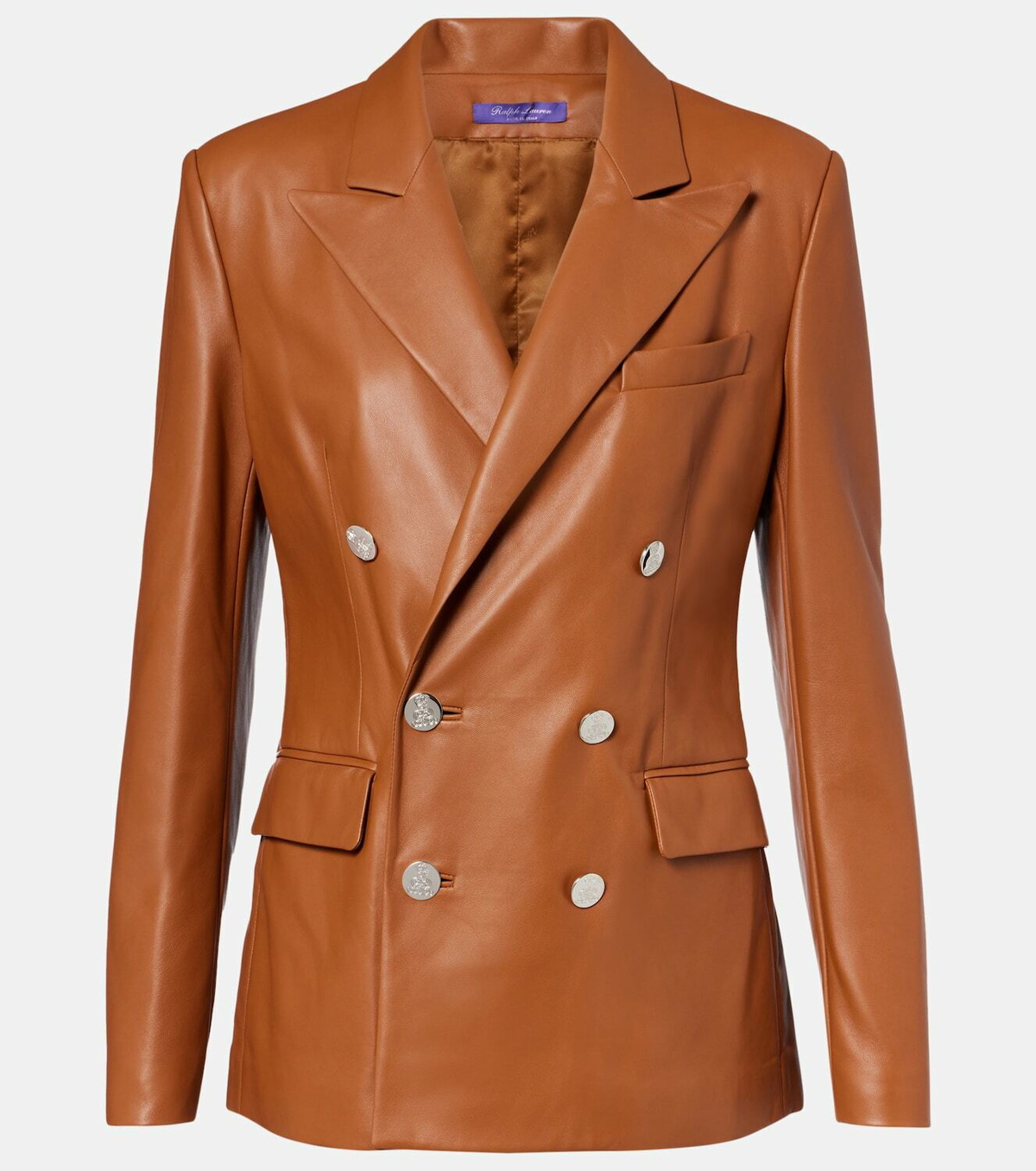 Ralph Lauren Collection Camden leather blazer