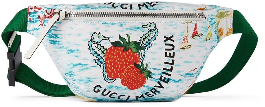 Gucci Kids Multicolor Strawberry Print Belt Bag Gucci