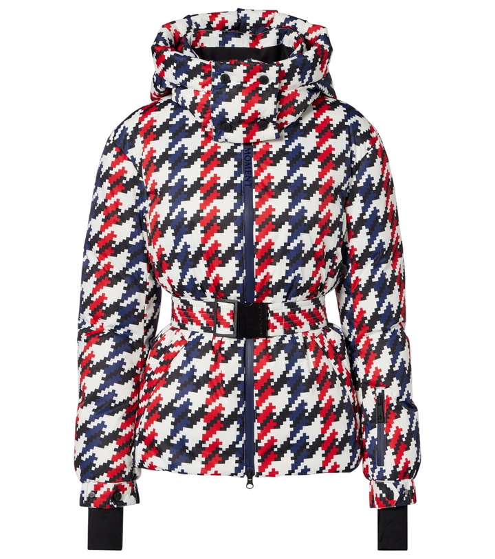 Photo: Perfect Moment Candice houndstooth down ski jacket