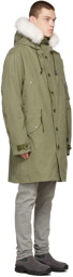 John Elliott Khaki N-3B Jacket