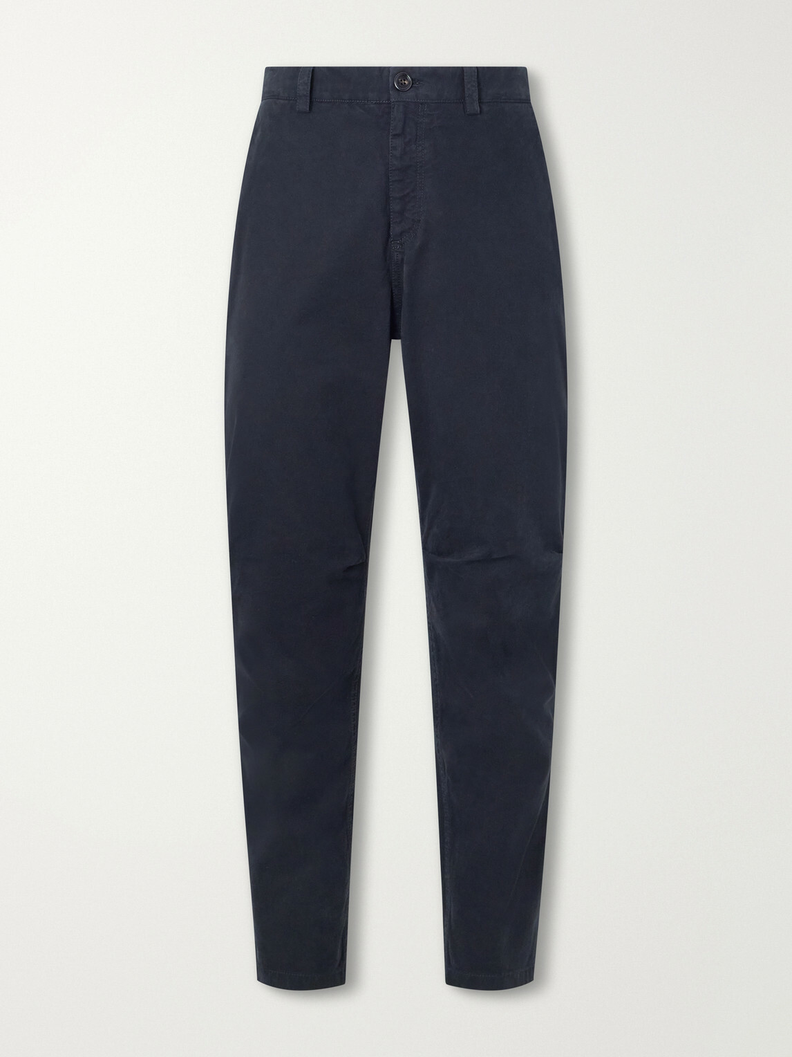 Brunello Cucinelli - Straight-Leg Cotton-Twill Trousers - Black