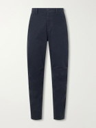 Brunello Cucinelli - Straight-Leg Cotton-Twill Trousers - Black