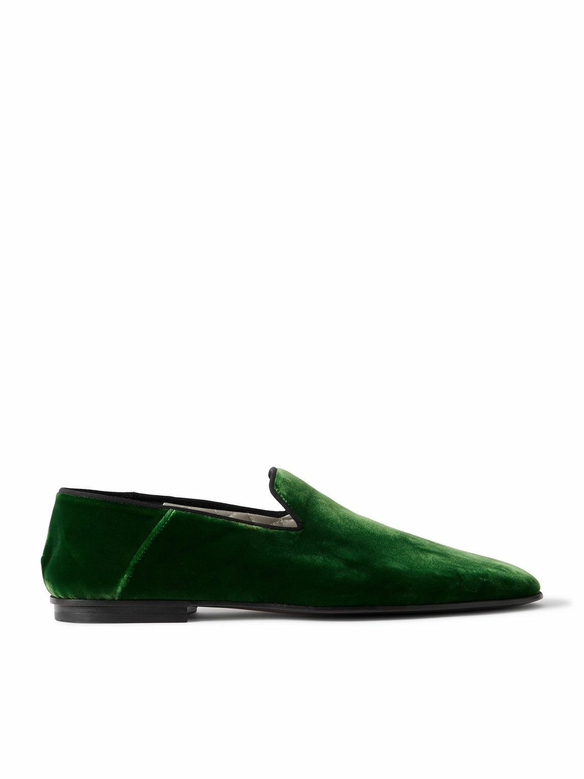 TOM FORD - Velvet Slippers - Green