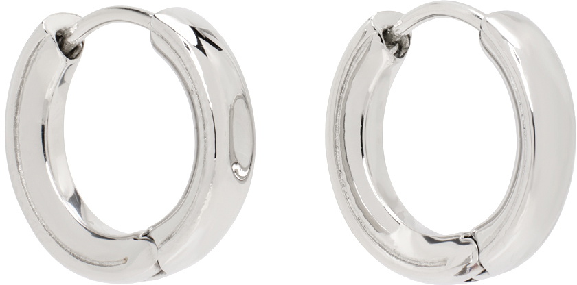 Vitaly Silver Arc Earrings
