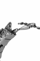 Diesel Silver-tone components bracelet - Bracelets - Unisex - Grey