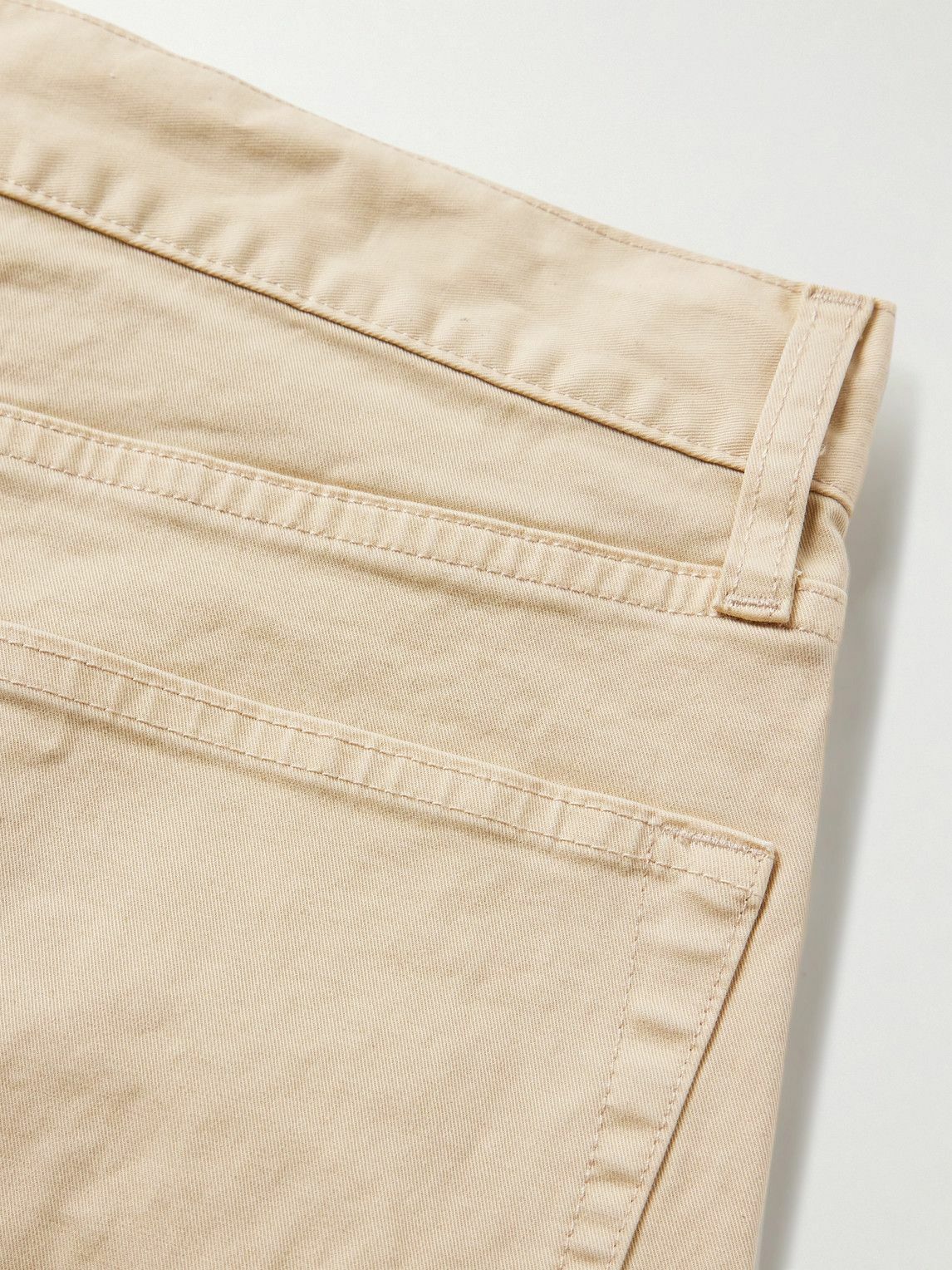 Sid Mashburn - Slim-Fit Straight-Leg Cotton-Blend Twill Trousers - Neutrals
