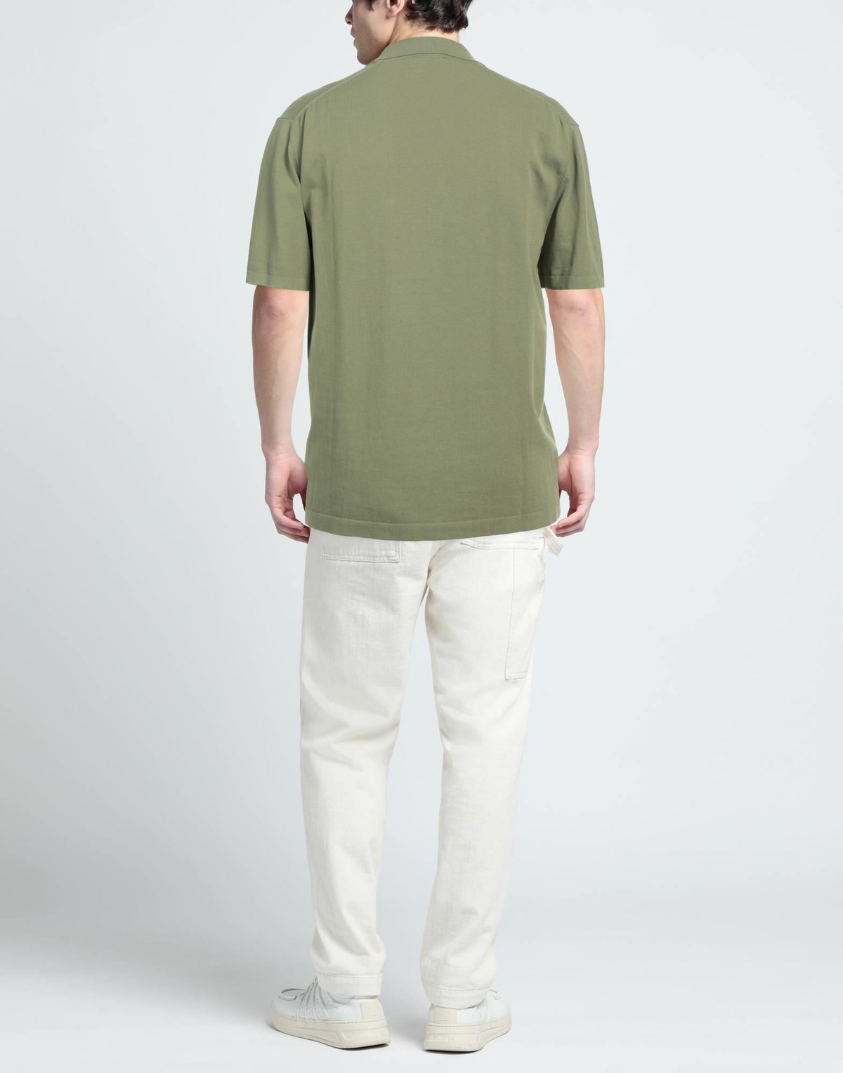Dondup Mens Sweater Military in Green
