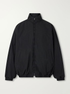 ssstein - Gathered Cotton-Blend Shell Jacket - Black