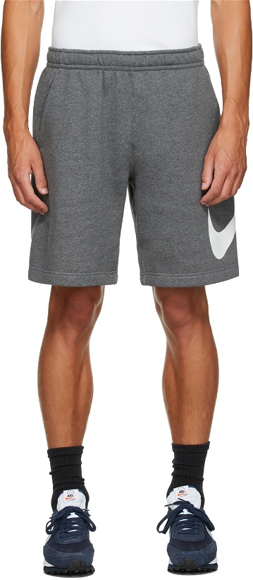 Photo: Nike Grey Fleece Sportswear Club Shorts