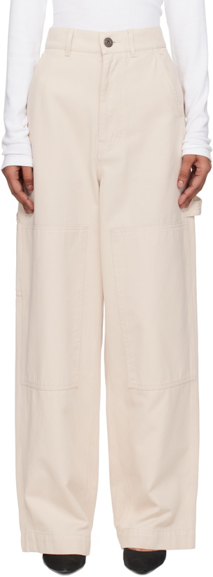 Photo: Weekend Max Mara Off-White Caronte Jeans
