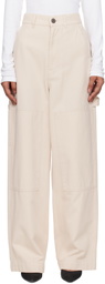 Weekend Max Mara Off-White Caronte Jeans