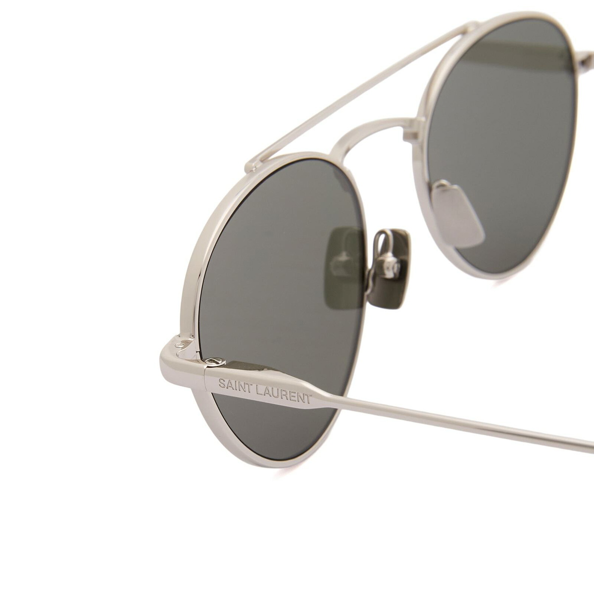 Saint Laurent Sunglasses Saint Laurent SL 97 Sunglasses in Silver/Grey 