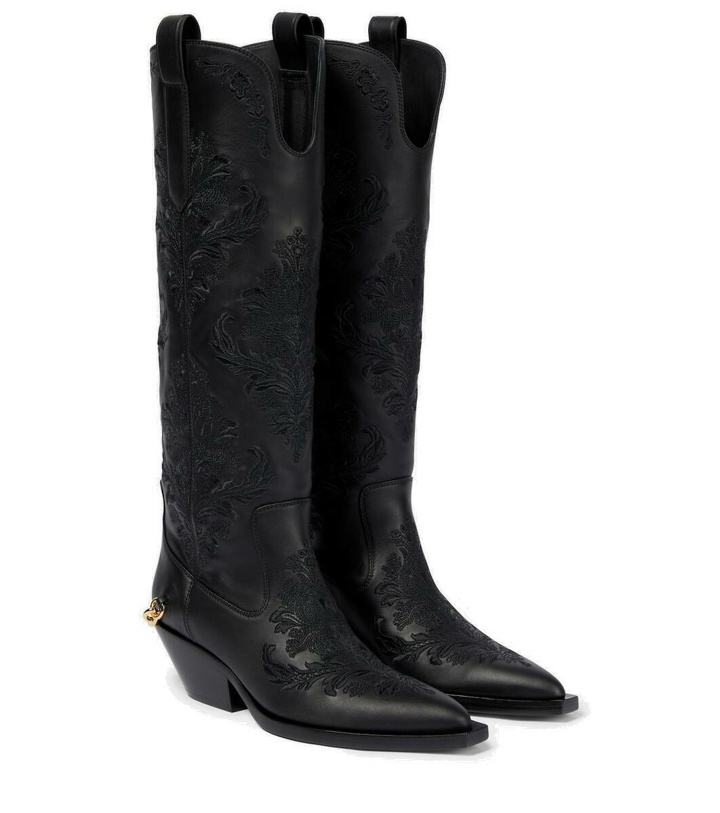 Photo: Zimmermann Duncan leather cowboy boots