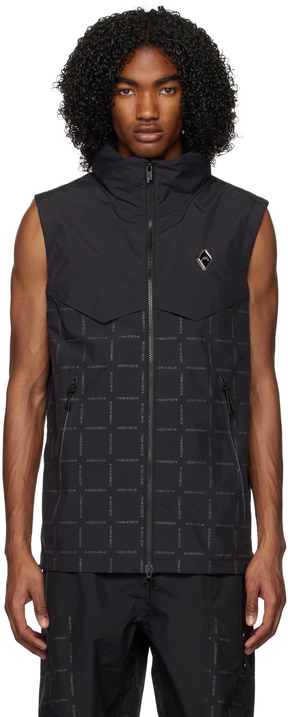A-COLD-WALL* Black Grisdale Storm Vest A-Cold-Wall*